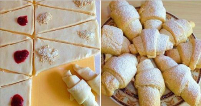Очень вкусные и рассыпчатые рогалики. Просто тают во рту
