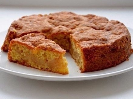 Очень вкусный и полезный тыквенный пирог из овсянки