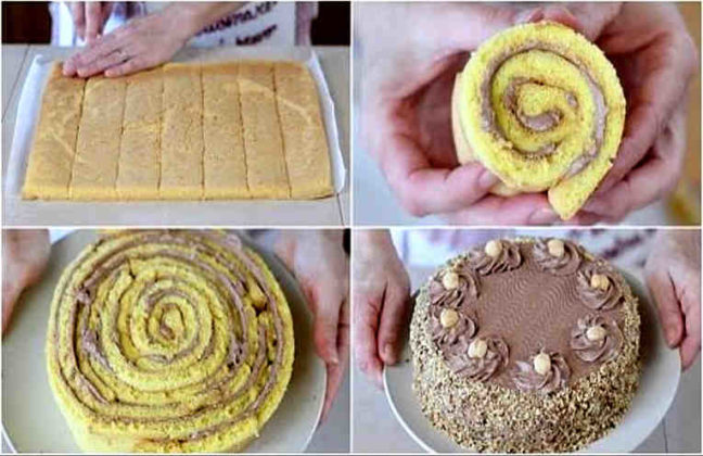 “Итальянский орех”. Очень вкусный и необычный бисквитный торт!