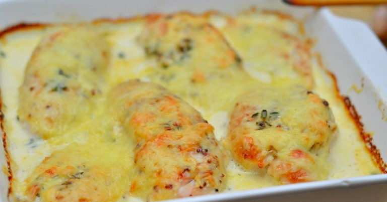 Куриное филе в сливочном соусе