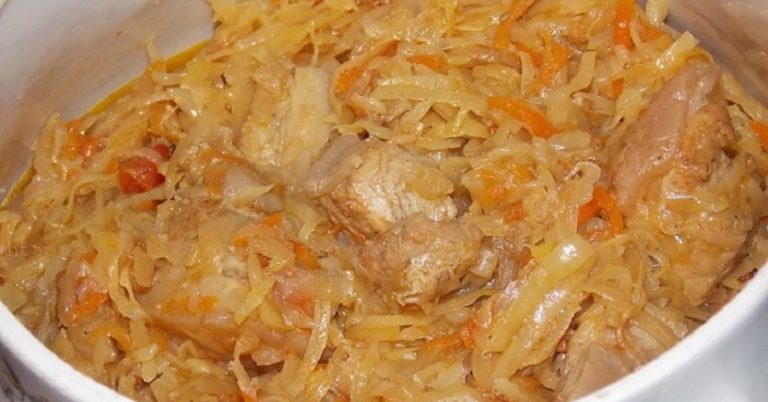 Польский бигос из свежей капусты