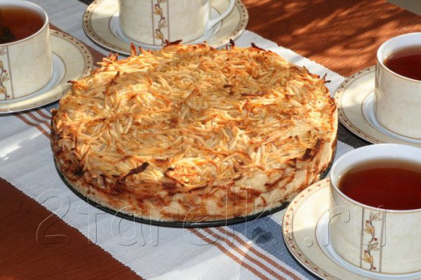Яблочный пирог «3 стакана»